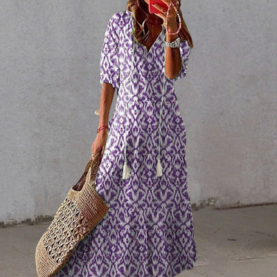 Annemarije™ | Boho Bauchbedeckendes Kleid