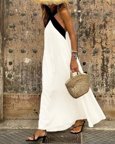 Ilona - Elegantes Kleid mit Crossover-Ausschnitt