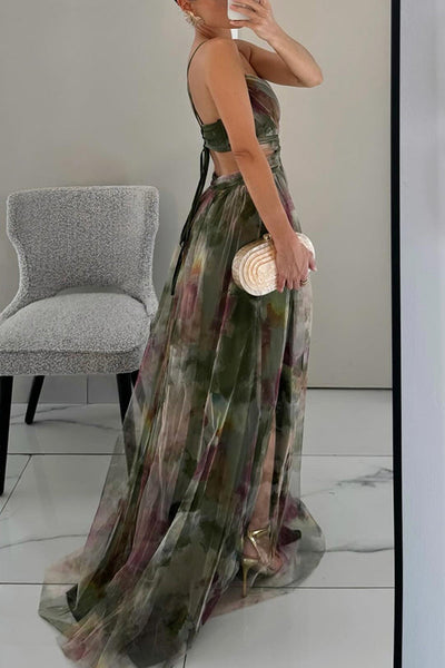 Valentina - Bezauberndes Maxikleid mit Blumendruck