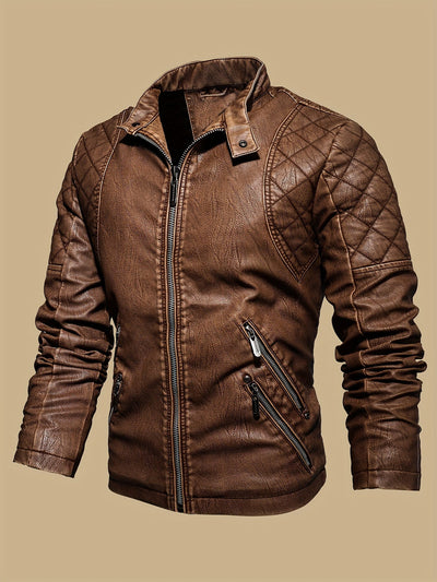 Simon® | Handgefertigte Lederjacke für Herren