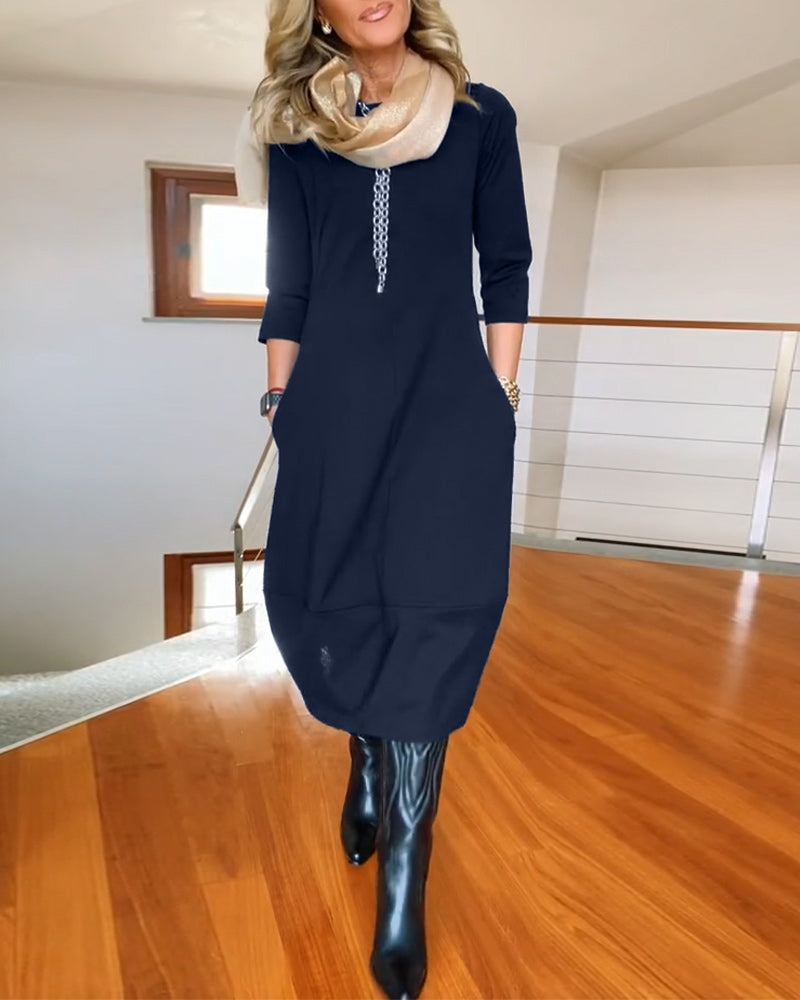 Ellie - Elegantes Midi-Kleid