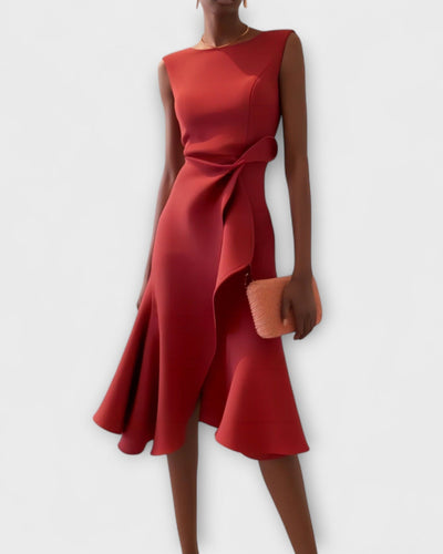 Greta® | Schwingendes Kleid mit Drapierung