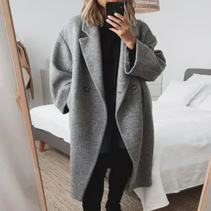 Dorothea® | Übergroßer Wollmantel