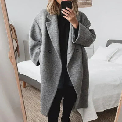 Dorothea® | Übergroßer Wollmantel