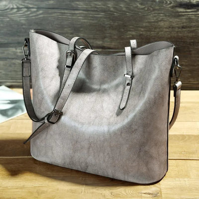 RINA® | Vintage-Ledertasche mit Schulterriemen
