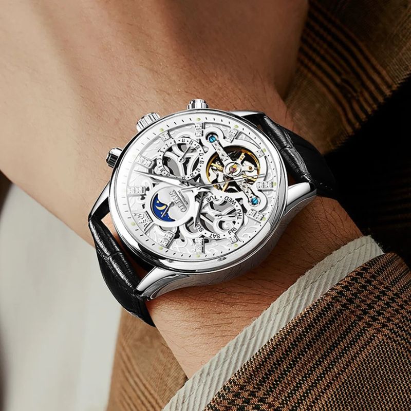 Fritz® | Automatische Mechanische Uhr mit Lederarmband™