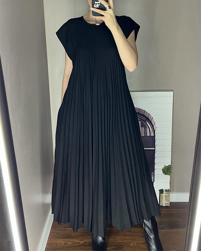 Franziska - Elegantes Plisseekleid