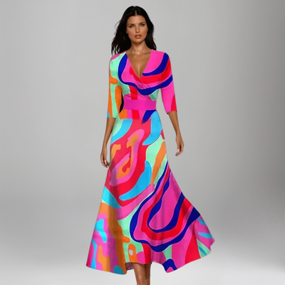 Elle - Maxi Wickelkleid