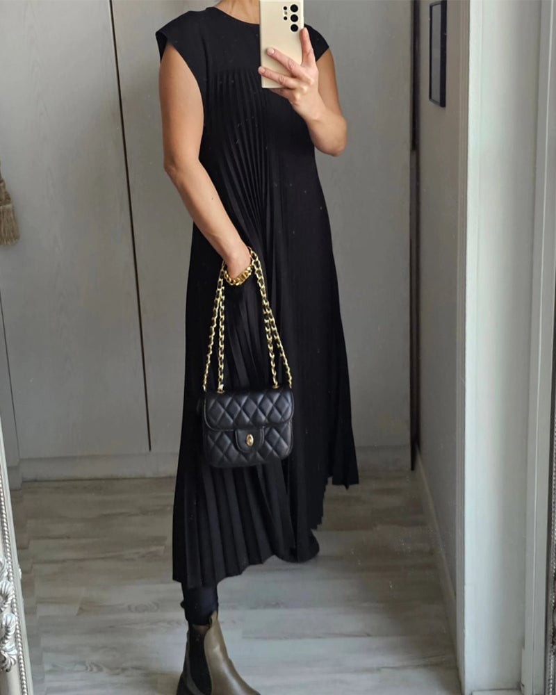 Franziska - Elegantes Plisseekleid