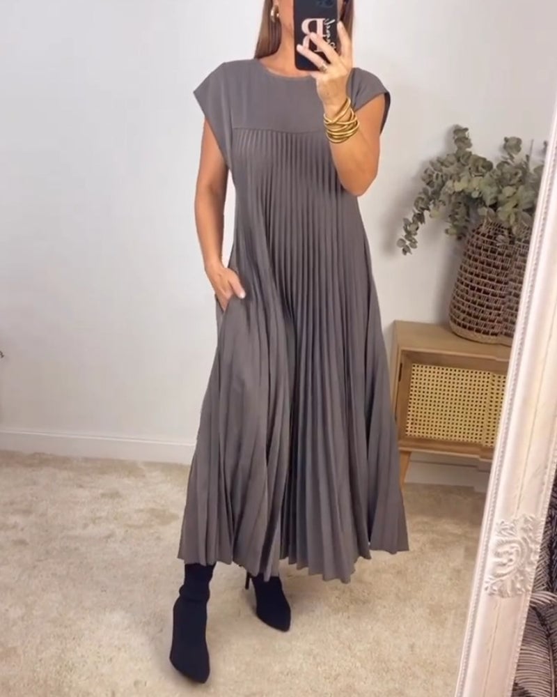 Franziska - Elegantes Plisseekleid