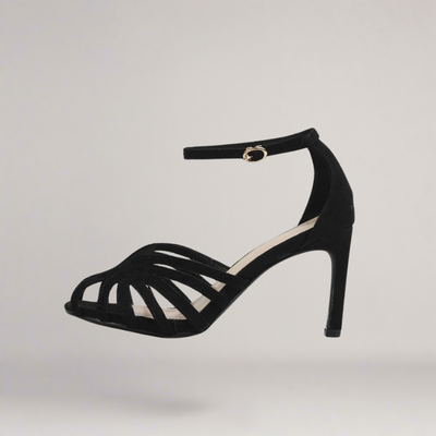 Daria® | Sandale aus Kunstleder mit hohem Absatz