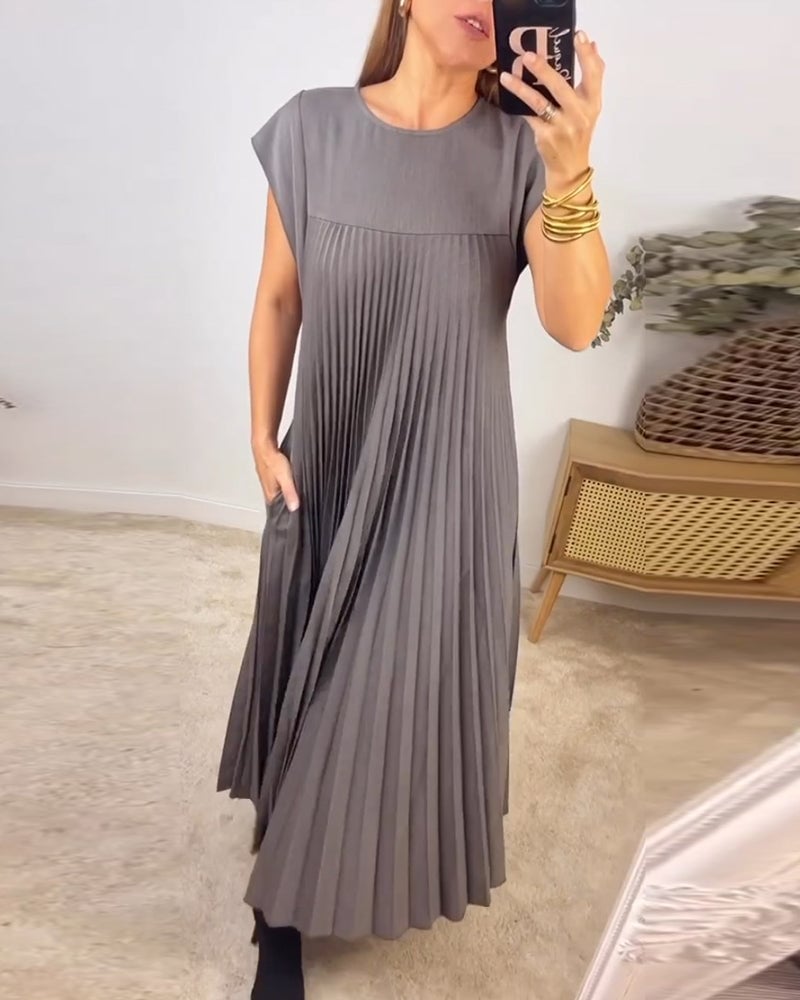 Franziska - Elegantes Plisseekleid