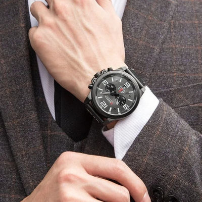 Enzo® | Quarz Armbanduhr Casual Ur™