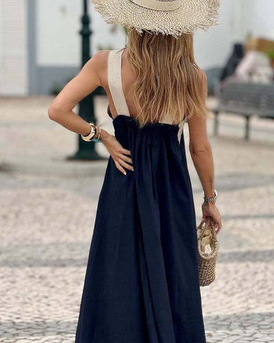 Ilona - Elegantes Kleid mit Crossover-Ausschnitt