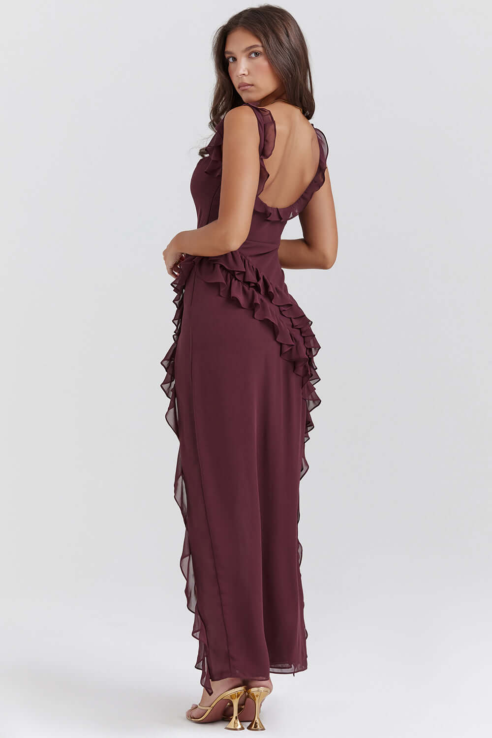 Carmen - Elegantes Rüschenkleid