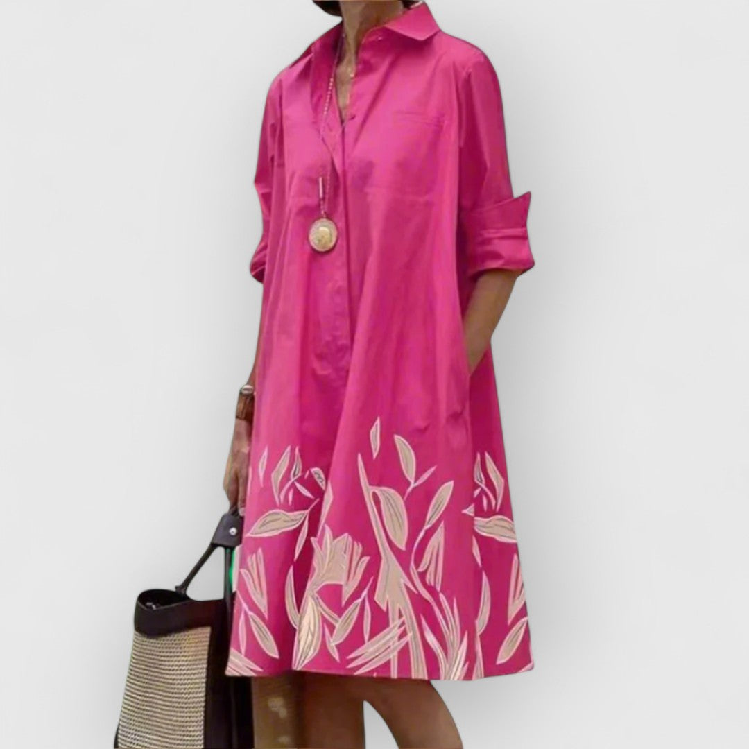 Kira® | Rosa Elegantes Kleid