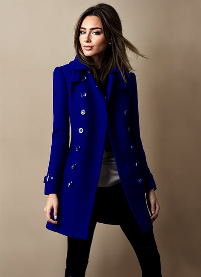 Ilaria® | Trenchcoat mit doppelter Knopfleiste Linda