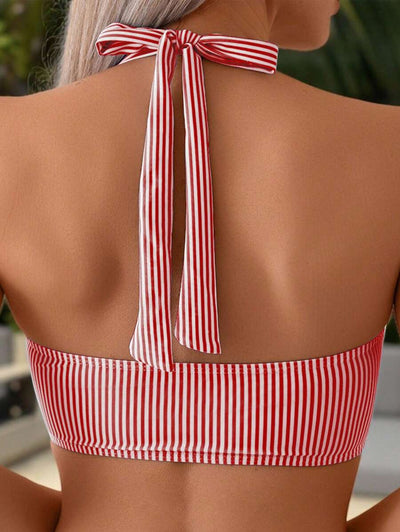 Claudia - Bikini mit Nadelstreifen