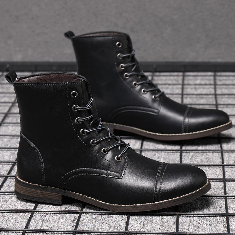 Dominik® | Kunstleder Stiefeletten