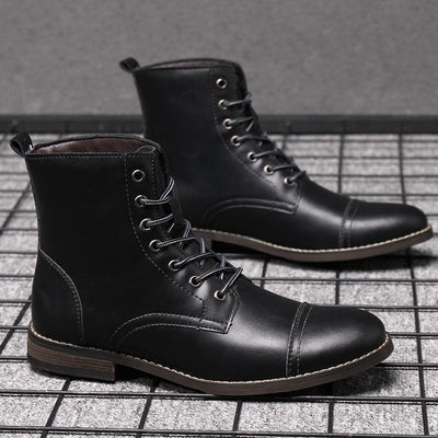 Dominik® | Kunstleder Stiefeletten