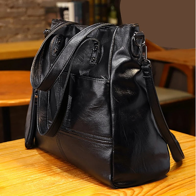 ERNA® | Leder Tasche + Geldbörse (Kostenlos)