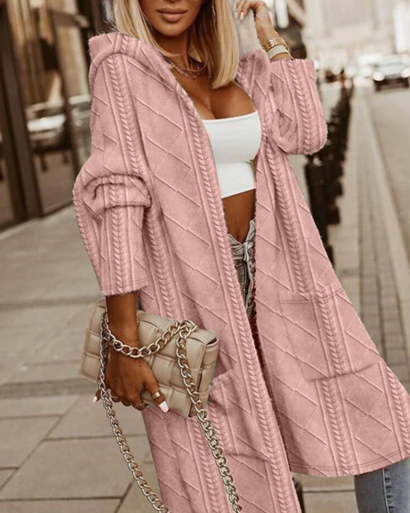 Elisa® | Langer Cardigan mit Kapuze