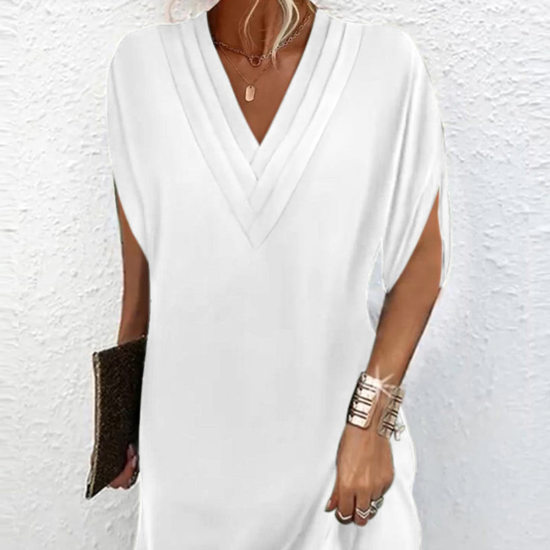 Anemoon™ | Elegantes Kleid mit V-Ausschnitt