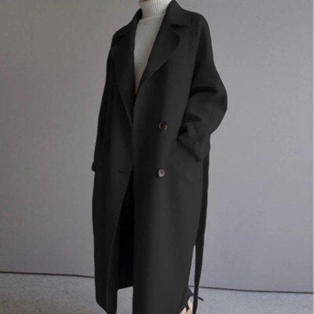 Clara® | Damen Woll-Trenchcoat
