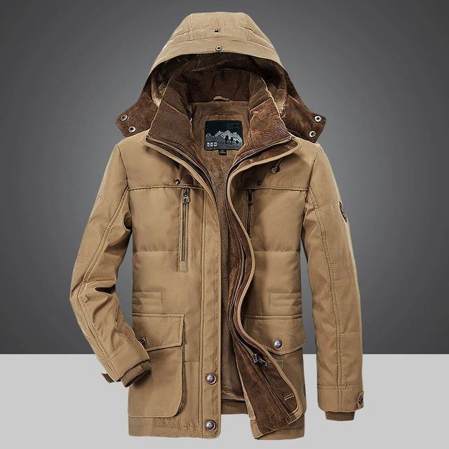 Silvan® | Thermischer Herren Winterparka mit mehreren Taschen