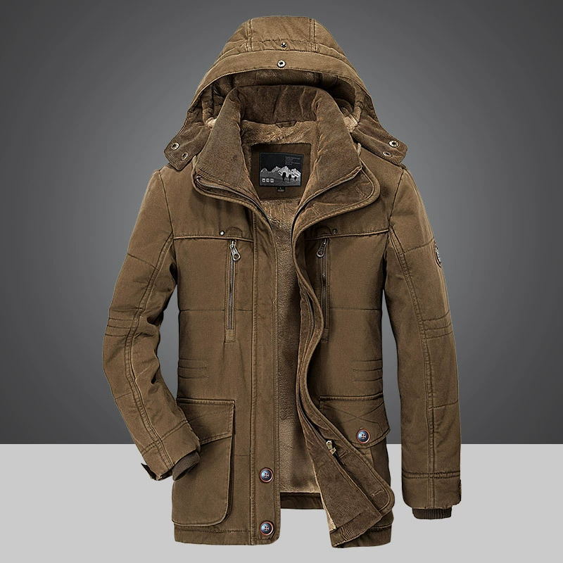 Silvan® | Thermischer Herren Winterparka mit mehreren Taschen