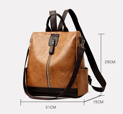 Ines® | Rucksack aus Leder