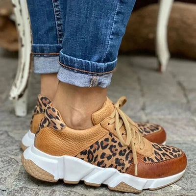 Liva® | Bequeme Leoparden-Sneaker