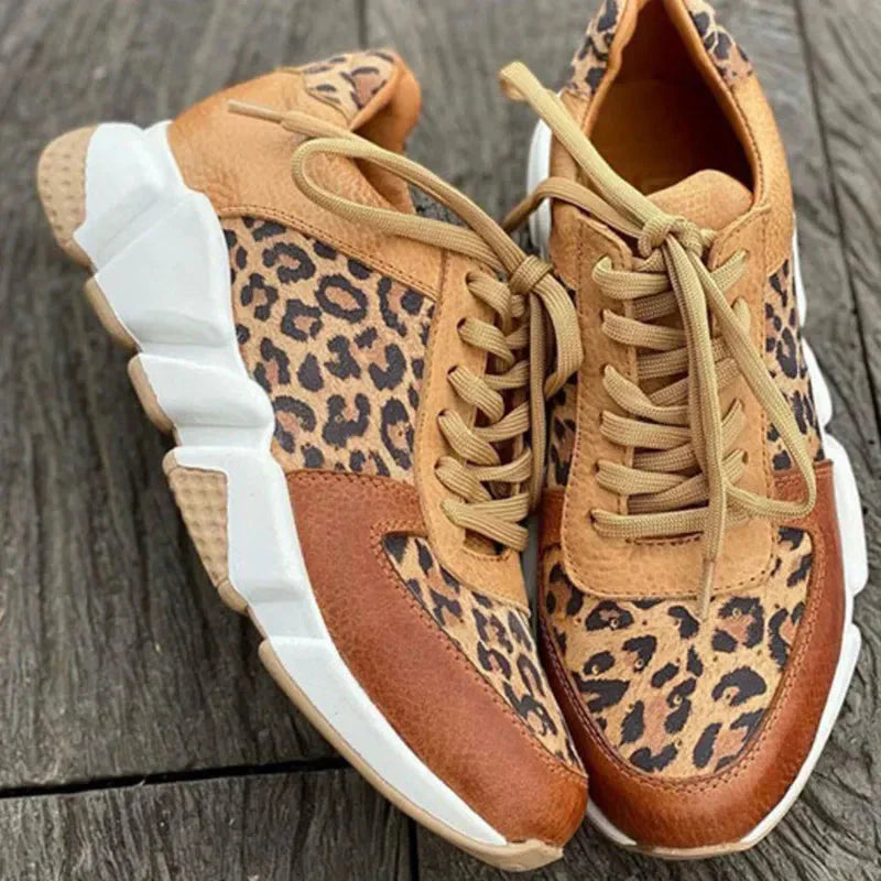 Liva® | Bequeme Leoparden-Sneaker