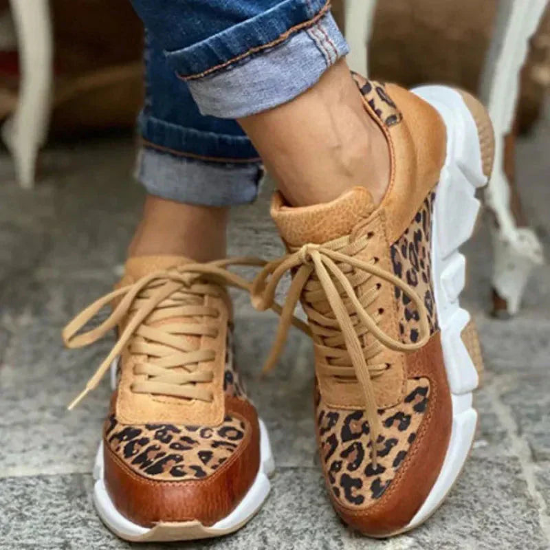 Liva® | Bequeme Leoparden-Sneaker