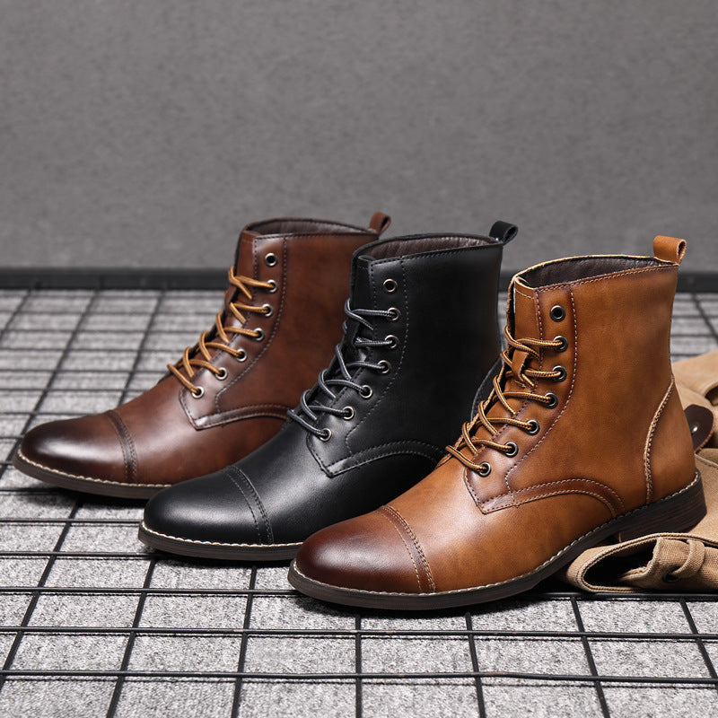 Dominik® | Kunstleder Stiefeletten