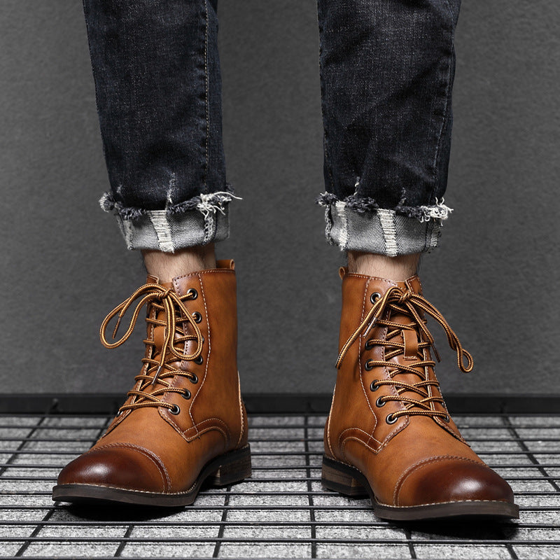 Dominik® | Kunstleder Stiefeletten