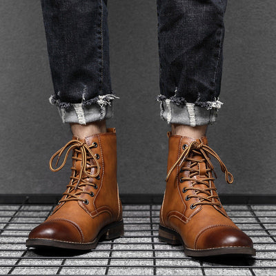 Dominik® | Kunstleder Stiefeletten