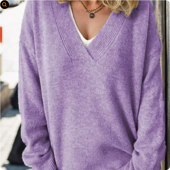 Monika® | V-Ausschnitt Cashmere Pullover