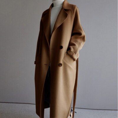 Clara® | Damen Woll-Trenchcoat