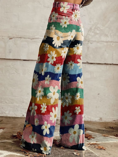 Aurelie® | Retro Blumenhosen