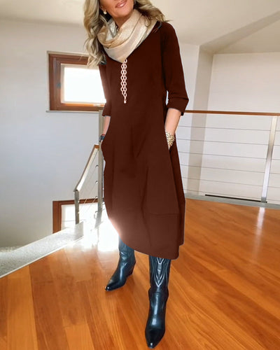 Ellie - Elegantes Midi-Kleid