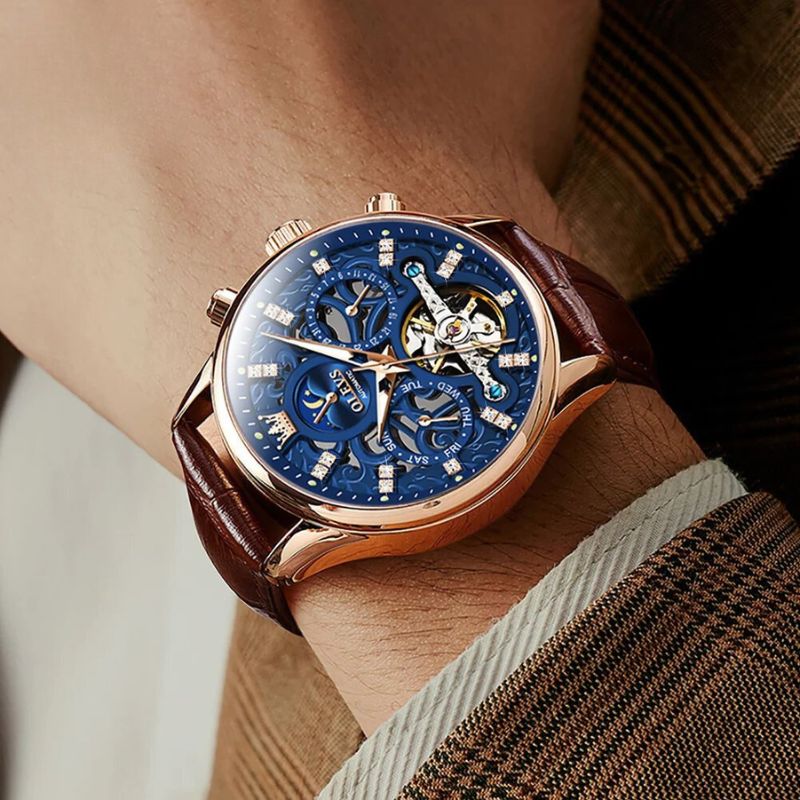 Fritz® | Automatische Mechanische Uhr mit Lederarmband™