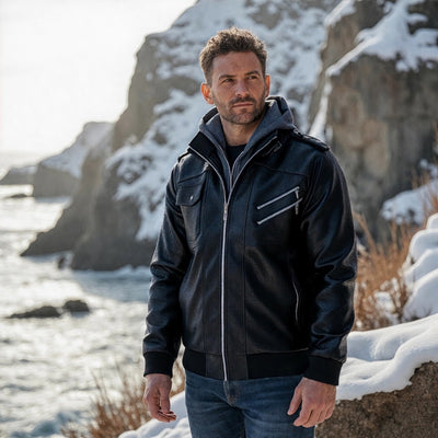 Fabian® | Handgefertigte Lederjacke für Herren