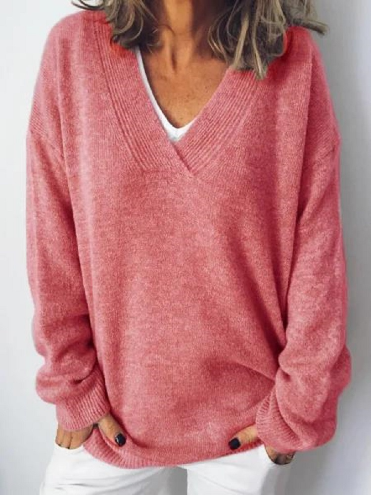 Monika® | V-Ausschnitt Cashmere Pullover