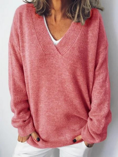 Monika® | V-Ausschnitt Cashmere Pullover