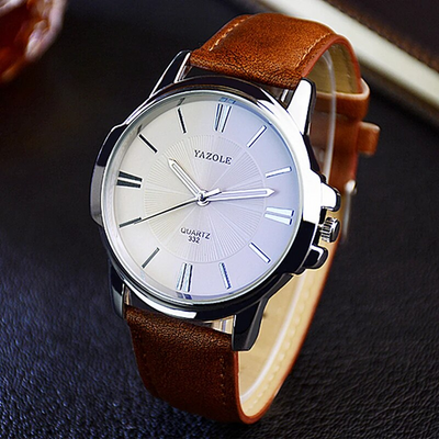 Arno® | Luxuriöse Blaues Glas Lederuhr™