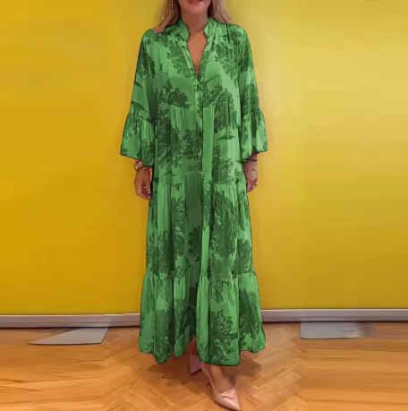 Emilie - Elegantes geblümtes Kleid