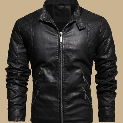 Simon® | Handgefertigte Lederjacke für Herren