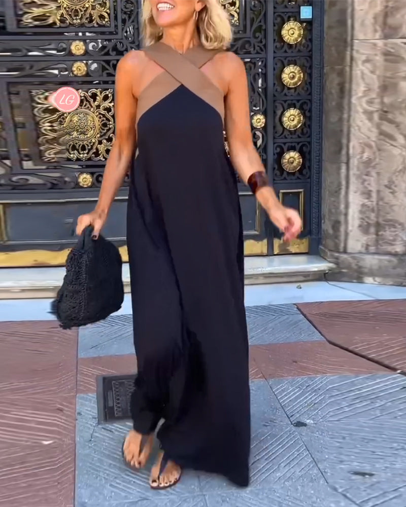 Ilona - Elegantes Kleid mit Crossover-Ausschnitt