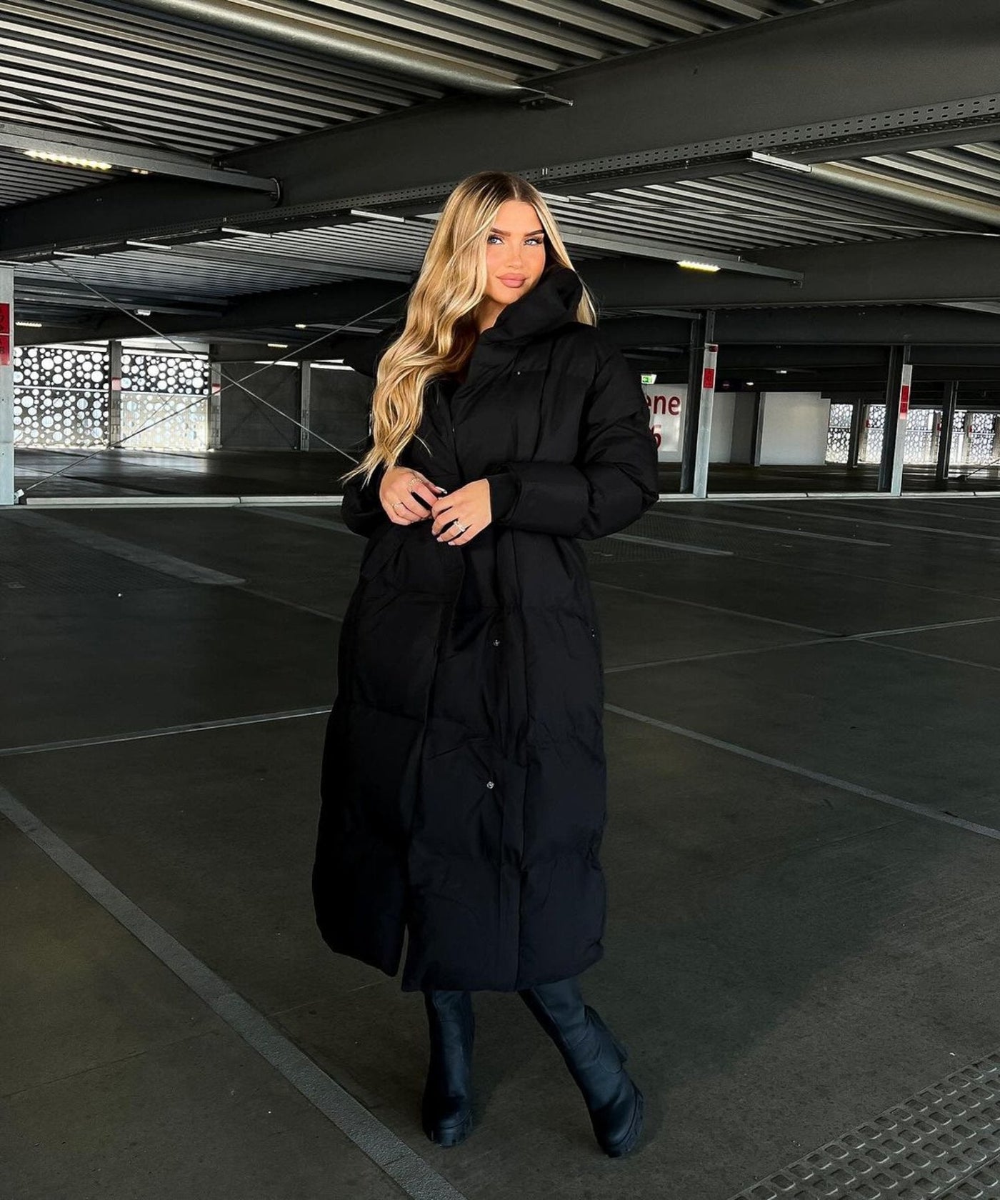 Bianca® | Langer Wintermantel mit Gürtel
